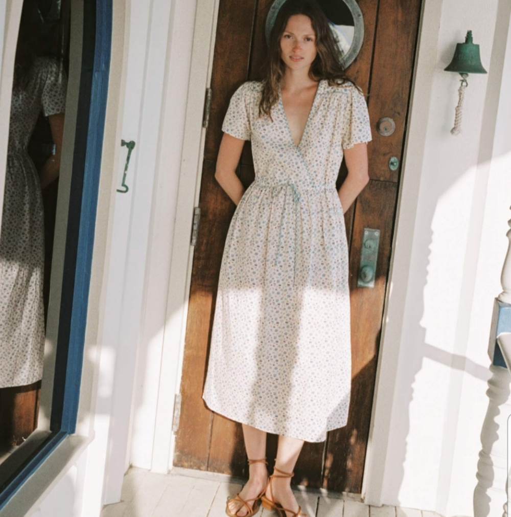 Dawn Dress Bleu Tulips - Picture 5 of 16